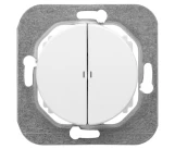 Выключатель 2P+LED 10A белый ПРОВАНС BYELECTRICA