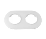 Рамка 2 постовая круглая белая ПРОВАНС BYELECTRICA