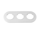 Рамка 3 постовая круглая белая ПРОВАНС BYELECTRICA