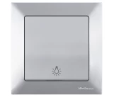 Кнопка для звонка серая CANDELA Mutlusan