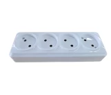 Bloc 4 prize 2P 10A alb SELENA 1000kW