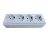 Bloc 4 prize 2P+E 16A alb SELENA 1000kW