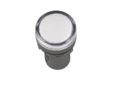 Lampa semnalizare LED d22mm alb MUTLUSAN