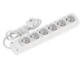 Prelungitor 6 prize 5m 2P+E 16A alb OLIMPIA Mutlusan