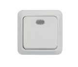 Intrerupator 1P+LED 10A alb VENUS 1000kW