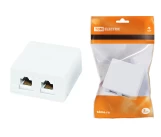 Компьютерная розетка 2xRJ-45 TDM