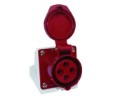 Priza 124 aplicabila 3P+PE 32А 380V IP44 MegaWatt