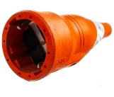 Кабельная розетка 2P+E 16А каучук оранжевая ABL