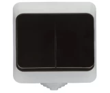 Intrerupator 2P 10A alb IP44 AQUA SELENA 1000kW