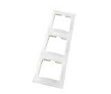 Рамка 3 постовая белая LUNA 1000kW