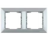 Рамка 2 постовая серая CANDELA Mutlusan