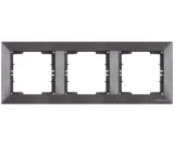 Рамка 3 постовая антрацит CANDELA Mutlusan