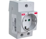 Розетка щитовая 2P+E 16A на DIN-рейку  M1173 ABB