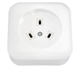 Priza 2P+E 32A aplicabila industriala alb BYELECTRICA