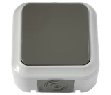 Intrerupator 1P 10A gri IP44 Pralieska BYELECTRICA