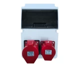 Бокс распределительный с силовыми разьемами 1x3P+PE+N(32A) + 1x3P+PE+N(16A) + 1x2P+E(Schuko) Isildar