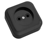 Priza 2P 16A negru Pralieska BYELECTRICA