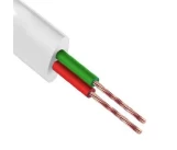 Cablu telefon 2*7/0.12 CCS alb