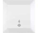 Intrerupator 1P+LED 10A cap scara alb CANDELA Mutlusan