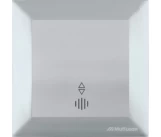 Выключатель 1P+LED 10A на два направления серый CANDELA Mutlusan