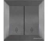 Intrerupator 2P 10A cap scara antracit CANDELA Mutlusan