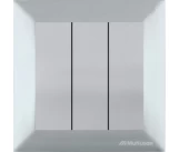 Выключатель 3P 10A серый CANDELA Mutlusan