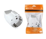 Кабельная розетка 2P+E 16А белая ТDМ