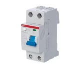 Intrerupator diferential 2P 25A 100mA tip AC F202 ABB