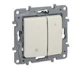 Диммер с кнопкой 400w бежевый NILOE Legrand