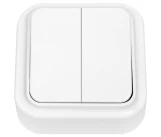 Intrerupator 2P 10A alb Pralieska BYELECTRICA