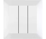 Intrerupator 3P 10A alb CANDELA Mutlusan