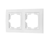 Рамка 2 постовая белая УЮТ BYELECTRICA