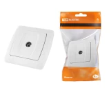 Розетка телевизионная белая ОНЕГА ТDМ