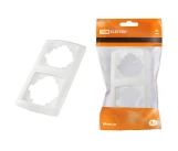 Рамка 2 постовая белая ОНЕГА ТDМ