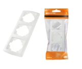 Рамка 3 постовая белая ОНЕГА ТDМ