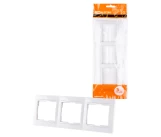 Рамка 3 постовая белая ТАЙМЫР TDM