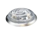 Corp de iluminat pentru bec LED 2xE27 rotund transparent alb IP20 TREND ATLAS ISILDAR