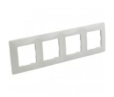 Рамка 4  постовая белый NILOE Legrand