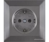 priza 2P+E 16A antracit CANDELA Mutlusan