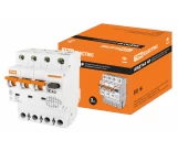 Intrerupator automat cu protecite diferentiala 3P+N 40A C 100mA 6kA AVDT63 TDM