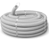 Труба гофрированная d20mm 750N с протяжкой 50м cерая COURBI
