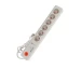 Prelungitor cu protectie 6 prize +2USB 1.5m 2P+E 16A alb Mutlusan