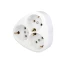 Adaptor 3 prize 2P+E 16A stea alb BYELECTRICA