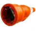 Priza mobila 2P+E 16A cauciuc orange ABL