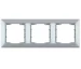Рамка 3 постовая серая CANDELA Mutlusan