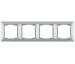 Рамка 4 постовая серая CANDELA Mutlusan