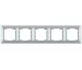 Рамка 5 постовая серая CANDELA Mutlusan