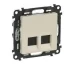 Priza computer dubla cat 5 bej Valena Life Legrand