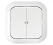 Intrerupator 2P+LED 10A alb Garmonya BYELECTRICA