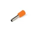 Pin terminal izolat E0508 0,5mm oranj/rosu 100 bucati MegaWatt